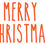 Thumbnail: Merry Christmas Vinyl Glass Sticker