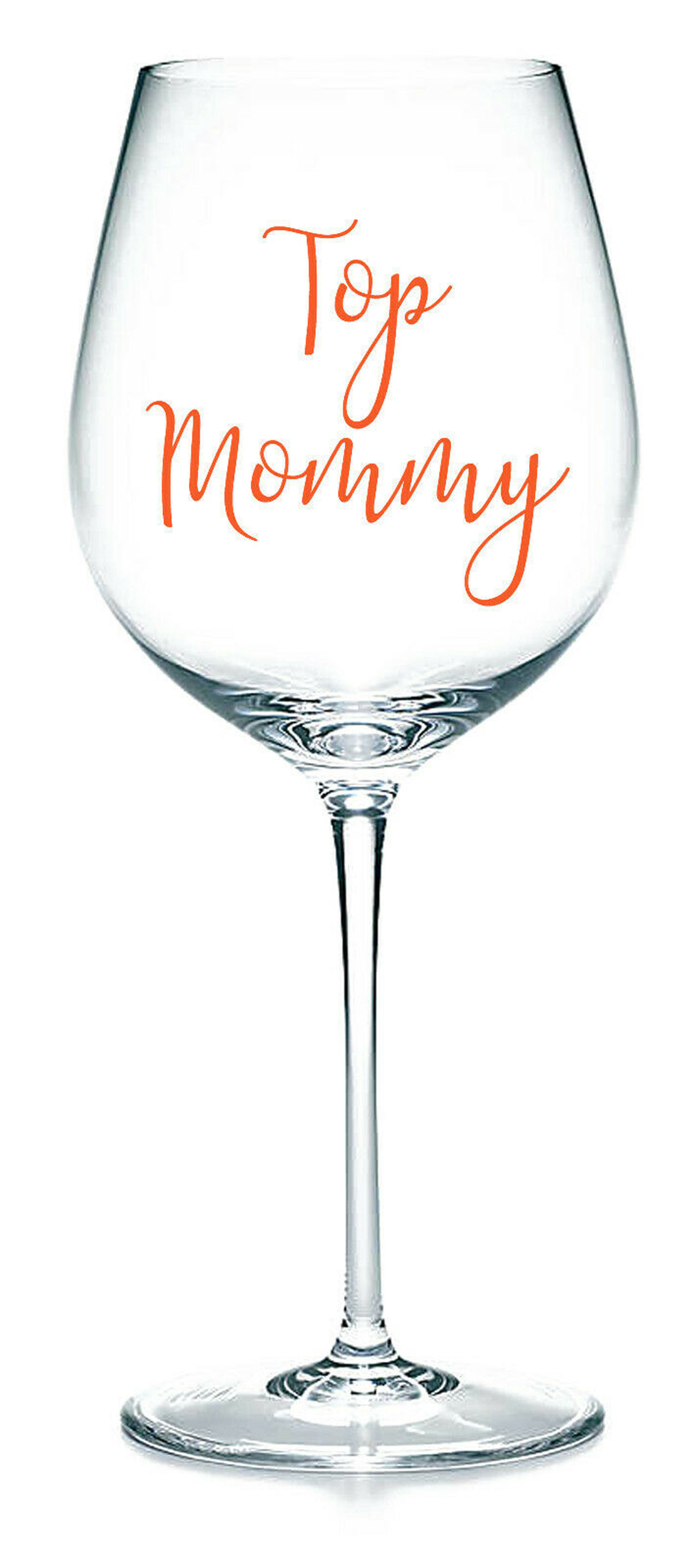 Top Mommy, Vinyl Glass Sticker