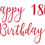 Thumbnail: Happy 18th Birthday Vinyl Sticker