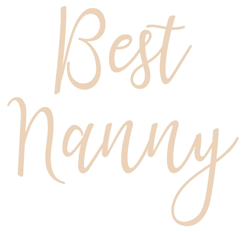 Thumbnail: Best Nanny, Vinyl Glass Sticker