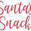 Thumbnail: Santa's Snack - Sticker for Plate, Bowl, Tray. Christmas Eve, Father Christmas