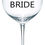Thumbnail: Personalised Name Transfer Sticker Label for Glass, Wedding, Favour,Bride, Groom