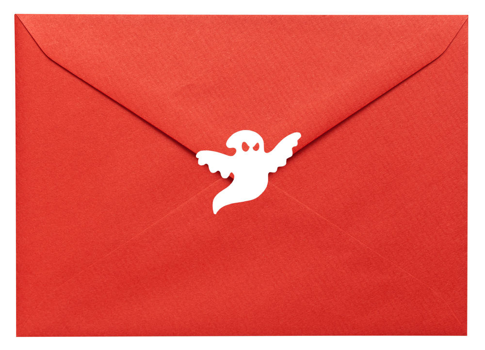 20 x Vinyl Ghost Shaped Stickers