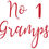 Thumbnail: No 1 Gramps, Vinyl Glass Sticker