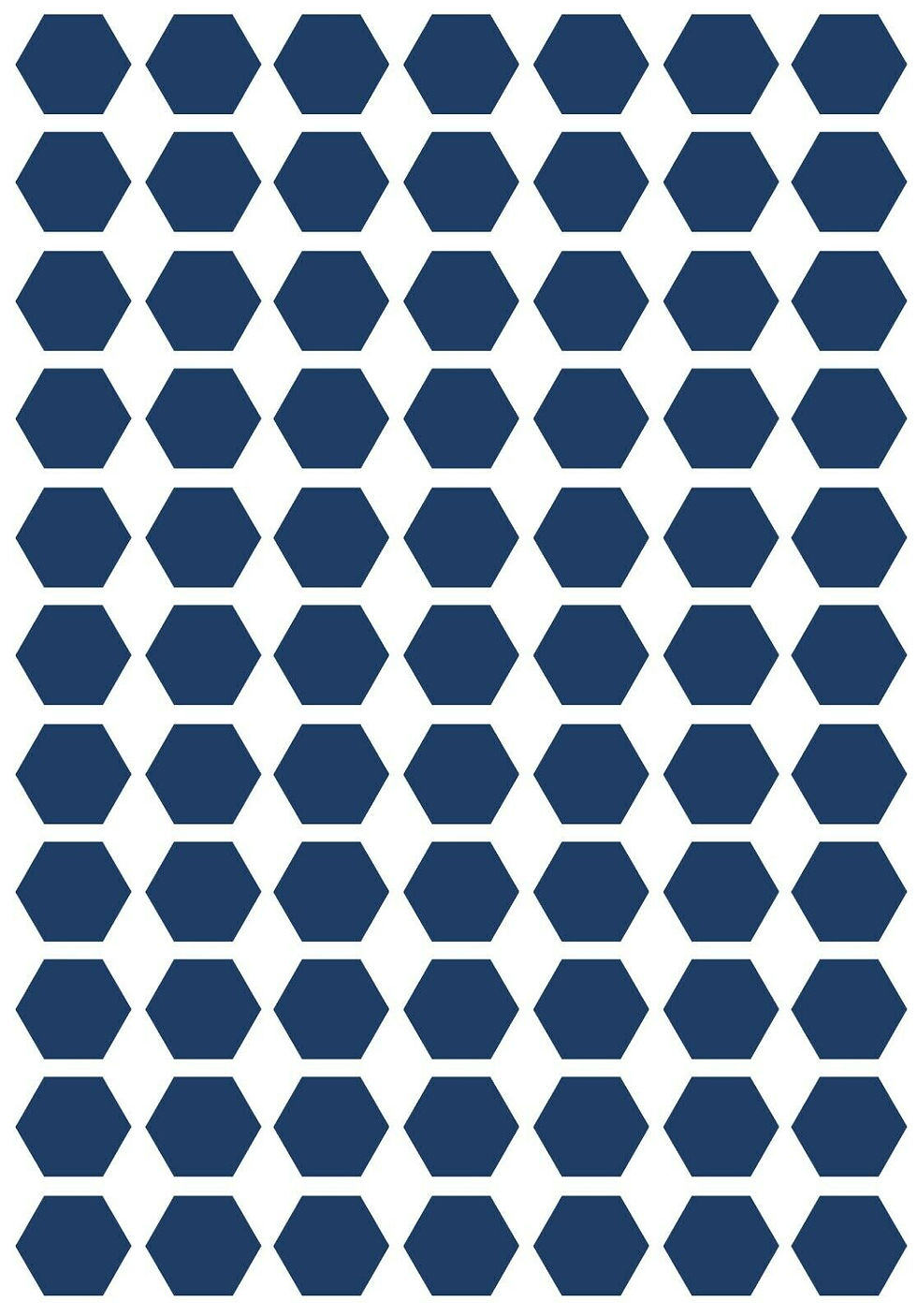 Thumbnail: Small Vinyl Hexagon Shaped Vinyl Stickers