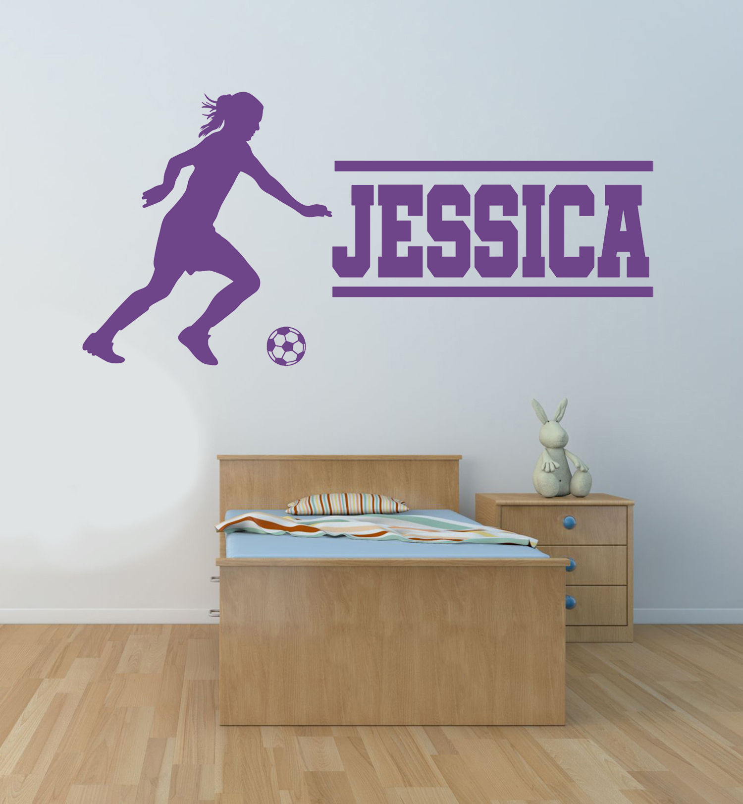 Personalised Name, Female Footballer, Soccer, Lionesses