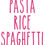 Thumbnail: Pasta, Rice, Spaghetti - set of 3 x Stickers for Food Storage/Containers