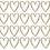 Thumbnail: 20 x Vinyl Hollow Heart Shaped Stickers