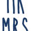 Thumbnail: Mr & Mrs - set of 2 x Glass Stickers