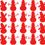 Thumbnail: 20 x Vinyl Snowman Shaped Stickers