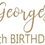 Thumbnail: Personalised Name 'Birthday' Transfer Sticker Label for Glass