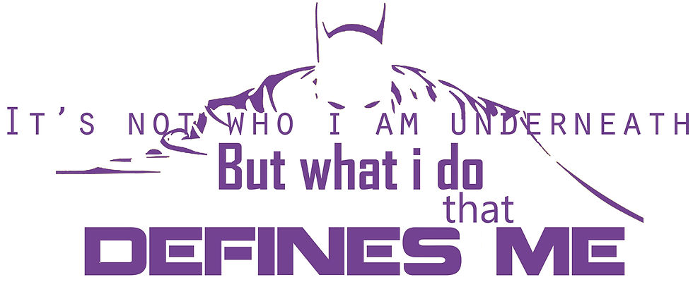 Thumbnail: Batman, Dark Knight, It's not who I am underneath, But what I do that defines me