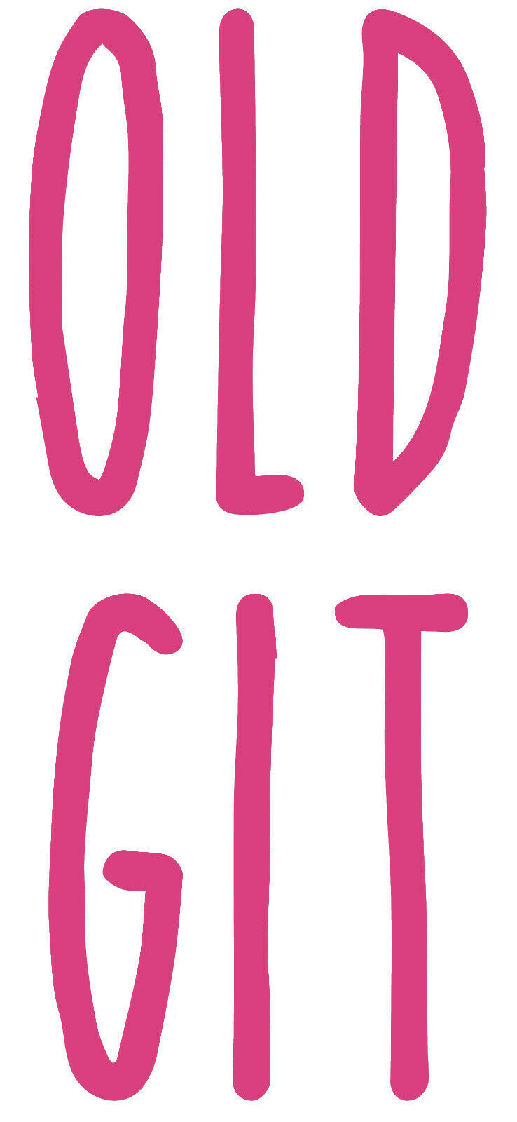 Thumbnail: Old Git Vinyl Glass Sticker