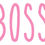 Thumbnail: Boss, Vinyl Glass Sticker