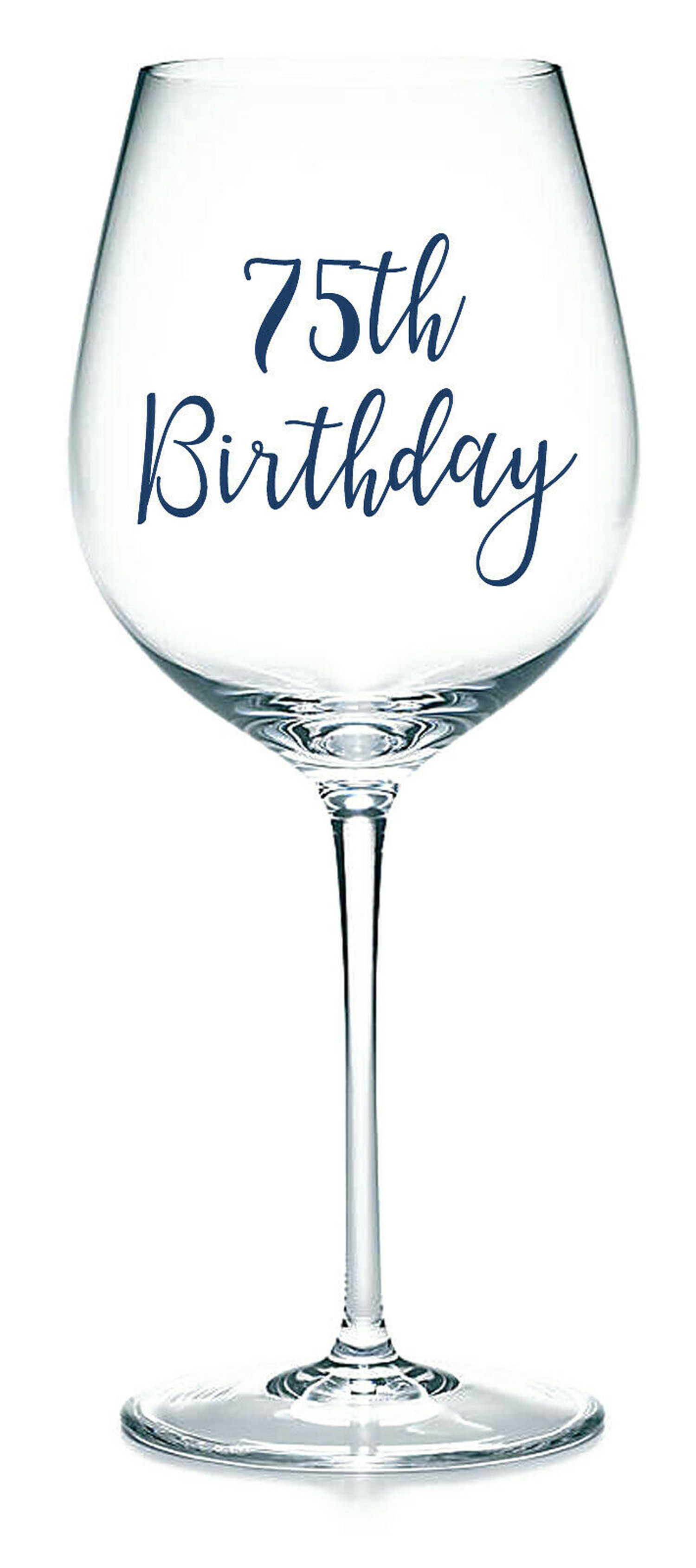 75th Birthday Vinyl Sticker