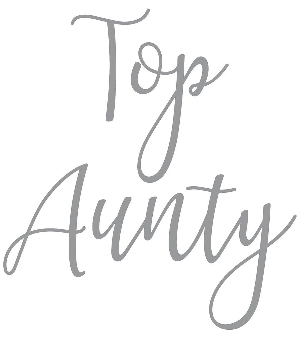 Thumbnail: Top Aunty, Vinyl Glass Sticker