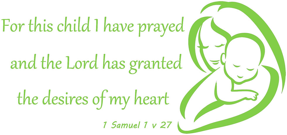Thumbnail: 1 Samuel 1 v 27 Bible Verse Quote