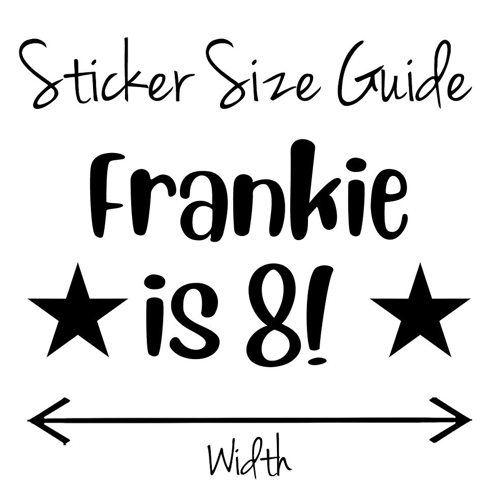 Thumbnail: Personalised Name, Age Vinyl Decal Label for Birthday Glass, Jar, Gift Bag/Box