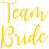 Thumbnail: Team Bride Vinyl Glass Sticker