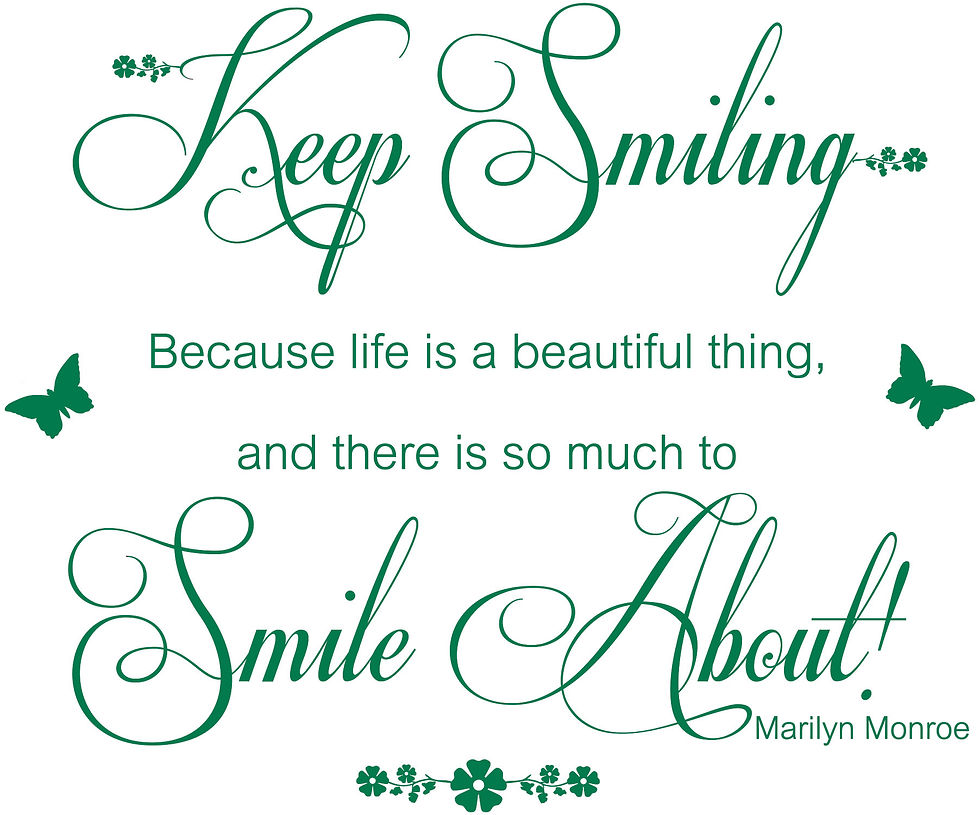 Thumbnail: Marilyn Monroe 'Keep Smiling' quote