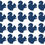 Thumbnail: 20 x Vinyl Squirrel Shaped Stickers