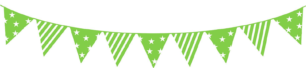 Thumbnail: Bunting Vinyl Wall Sticker, with Stars & Stripes, 4th July, Independence Day