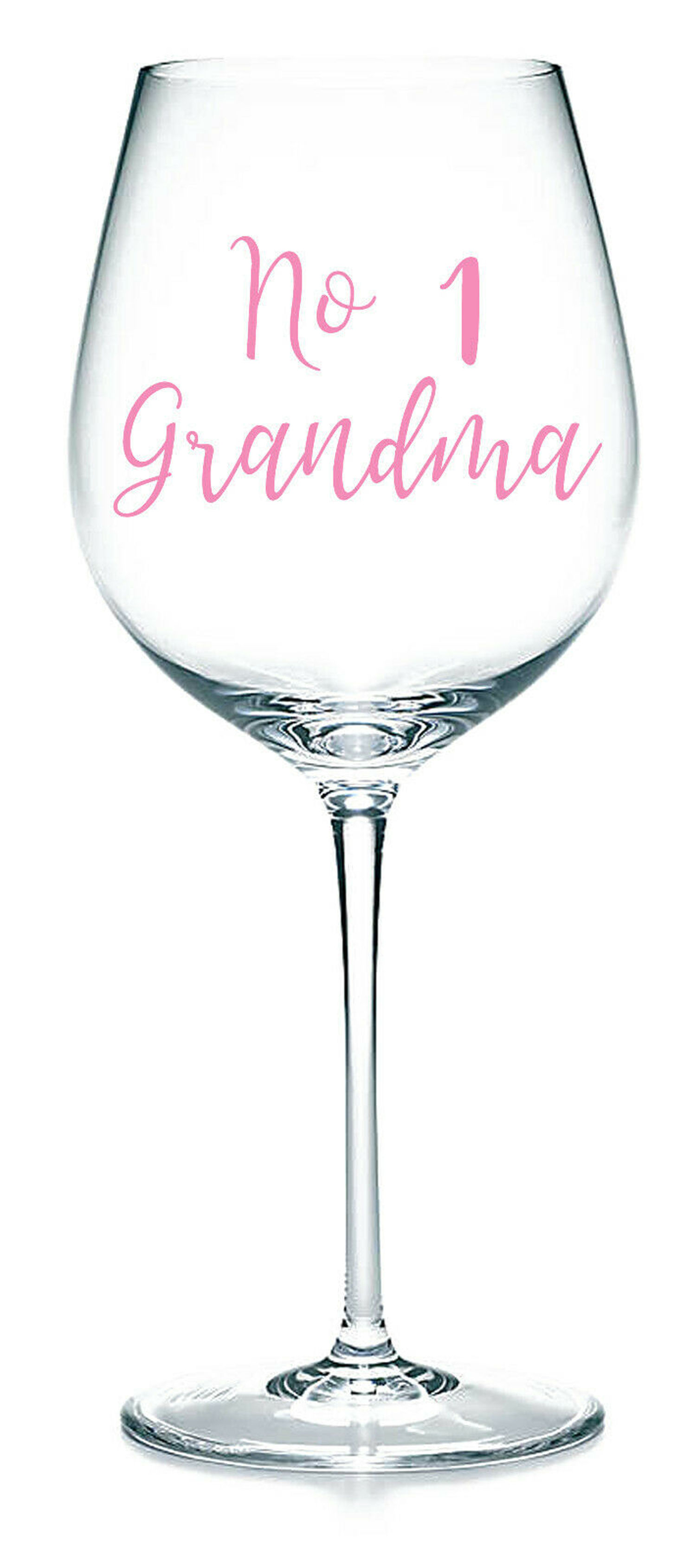 No 1 Grandma, Vinyl Glass Sticker