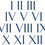 Thumbnail: Vinyl Roman Numeral Number Decal Sticker - 1 x Numeral supplied