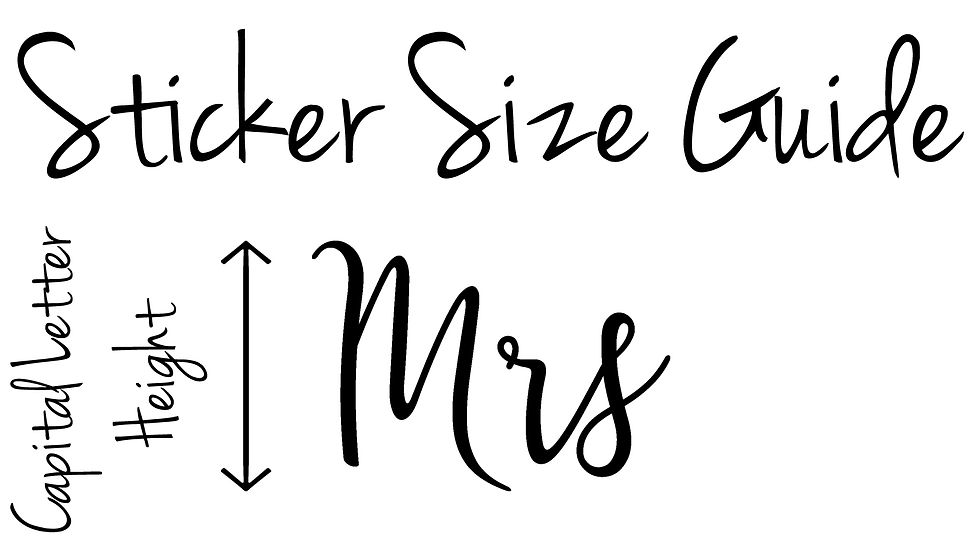 Thumbnail: Mr & Mrs - set of 2 x Glass Stickers