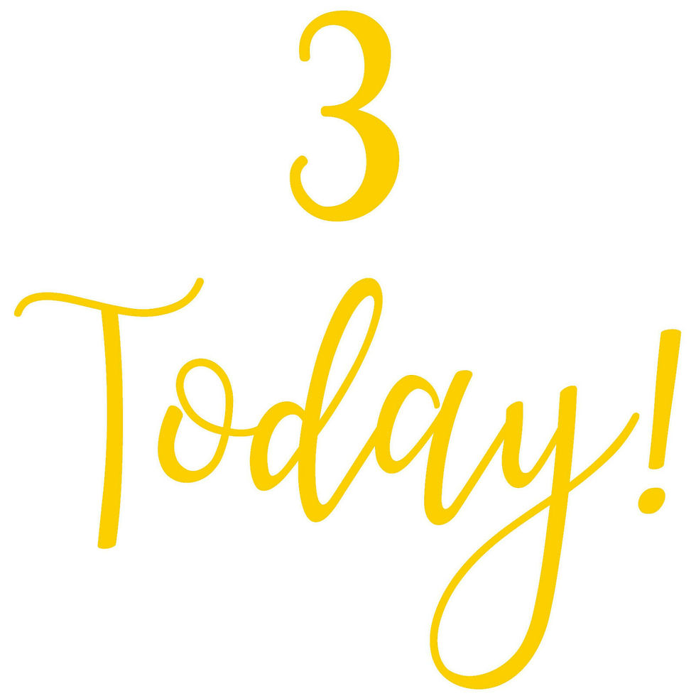 Thumbnail: 3 Today! Birthday Vinyl Sticker