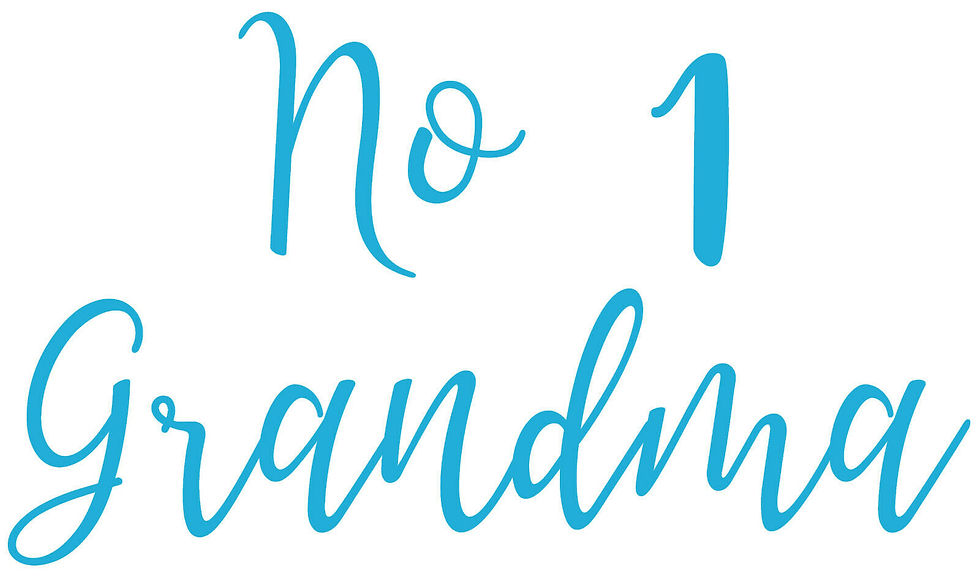 Thumbnail: No 1 Grandma, Vinyl Glass Sticker