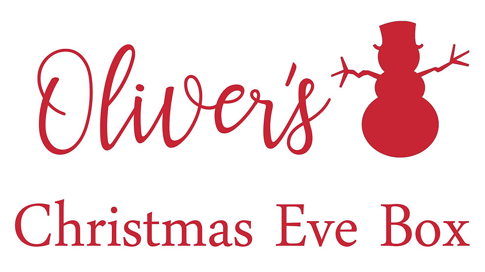 Thumbnail: Personalised name, Vinyl Transfer Label for Christmas Eve Box