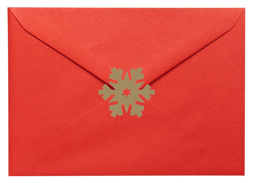 20 x Vinyl Snowflake Shaped Stickers