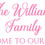 Thumbnail: Personalised Family Name, Welcome to our Home