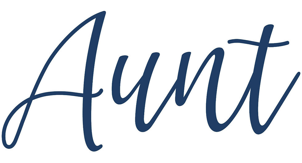 Thumbnail: Aunt, Vinyl Glass Sticker