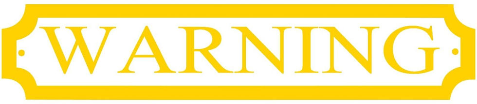 Thumbnail: Warning - Vinyl Sticker, Decal, Sign