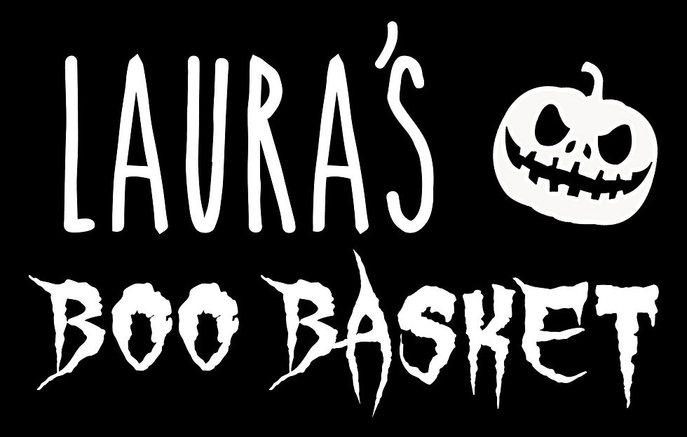 Thumbnail: Personalised name, Vinyl Transfer Label for Halloween Boo Basket