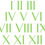 Thumbnail: Vinyl Roman Numeral Number Decal Sticker - 1 x Numeral supplied