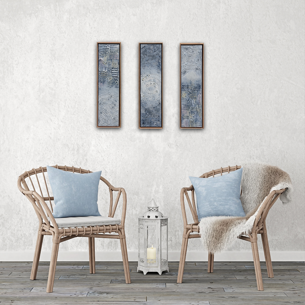 Thumbnail: Ripples Triptych (Ripples 1, 2 & 3)