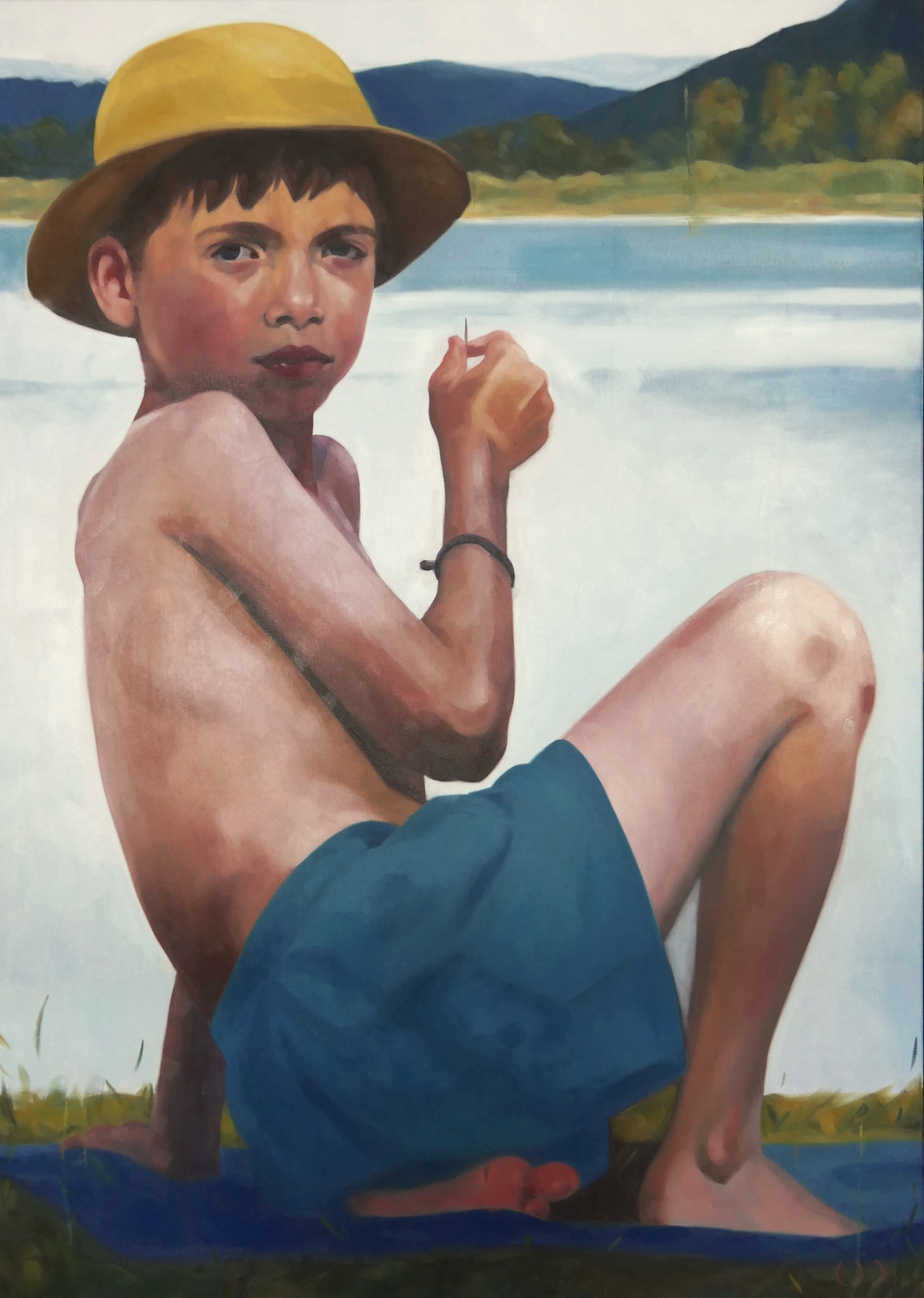 boy with hat