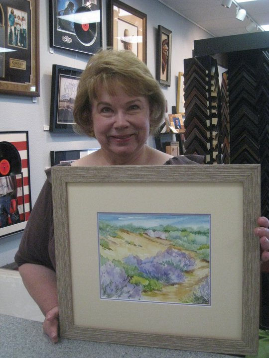 Victoria Fleming with Shirl Brainard's original