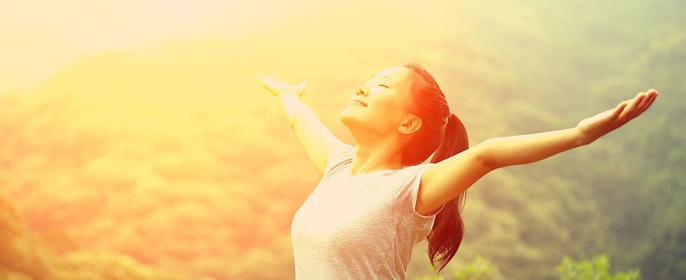 Woman Enjoying Nature