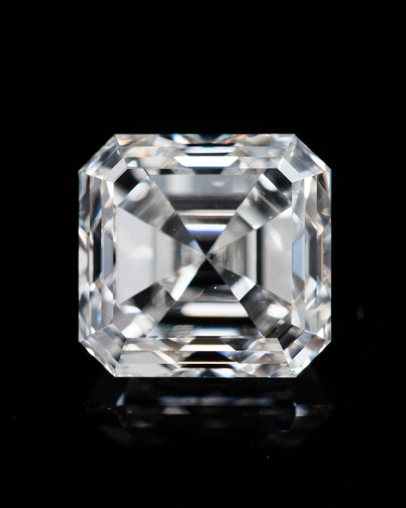 3.03 Carats Assher Shape Diamond