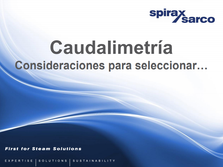 Principios de la Medición de Caudales - Módulo 2
