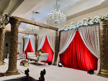 Surya 6 Pillar Mandap by Bandhan Events Melbourne 