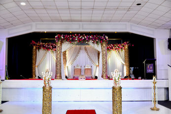 Surya 6 Pillar Mandap by Bandhan Events Melbourne 