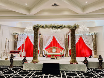 Surya 6 Pillar Mandap by Bandhan Events Melbourne 