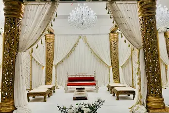 Surya 6 Pillar Mandap by Bandhan Events Melbourne 
