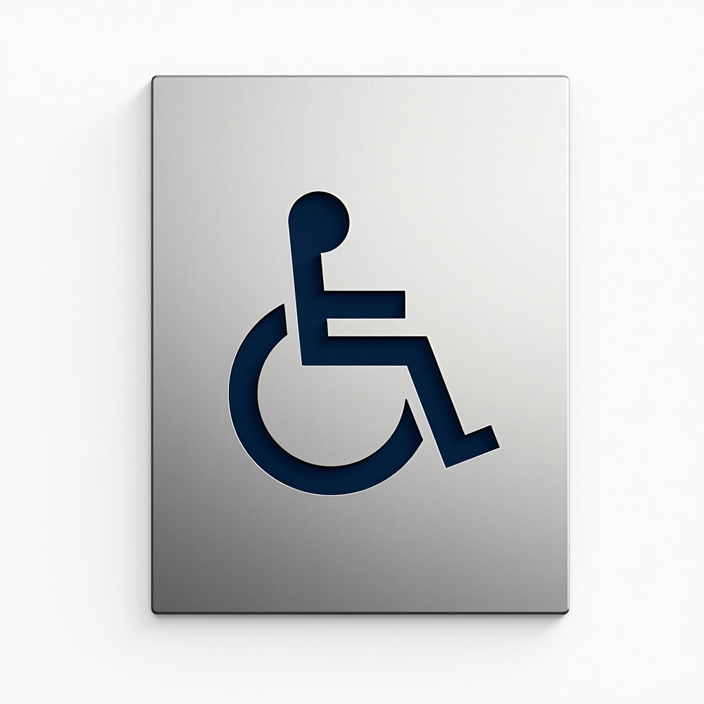 Placa De Acessibilidade Personalizada