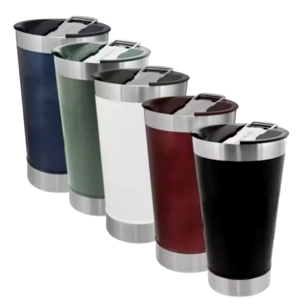 Miniatura: 473ml Thermal Cup with Lid and Opener-Ideal for Hot or Cold Drinks